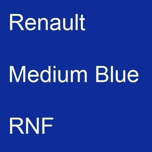 Renault, Medium Blue, RNF.